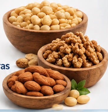 Promo 1  500 grs de Mani + 200 grs. de Nueces + 200 grs. de Almendras
